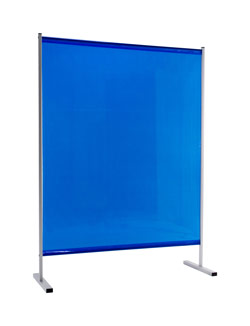 Svetsskärm transparant blå